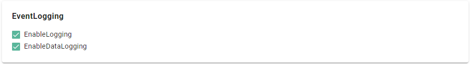 Enable Event Logging