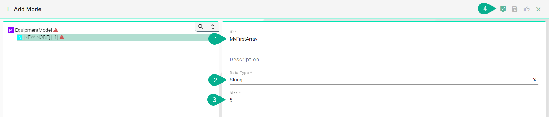 Information Model - Create Array