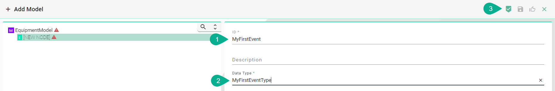 Information Model - Create Event