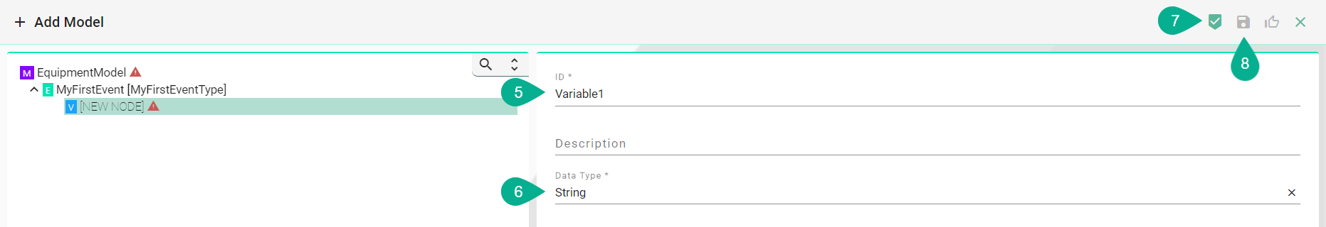 Information Model Event - Add Variable