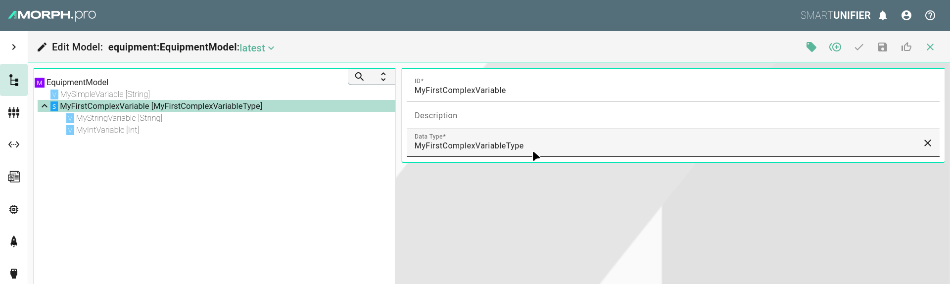 Information Model - Create a Variable with a Custom Data Type